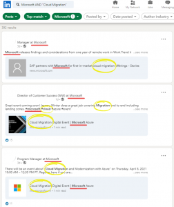 LinkedIn Search Bar