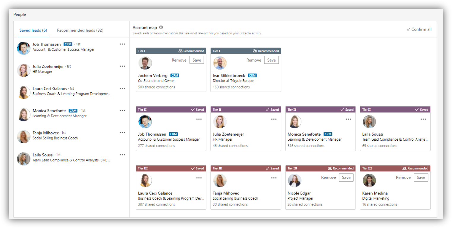 Sales Navigator Account Mapping